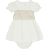 Vega Ceremony Baby Girl Set with Silk Sash