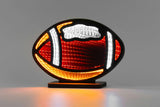 Neon Art Infinity Lights Wall & Desk Sign-Football