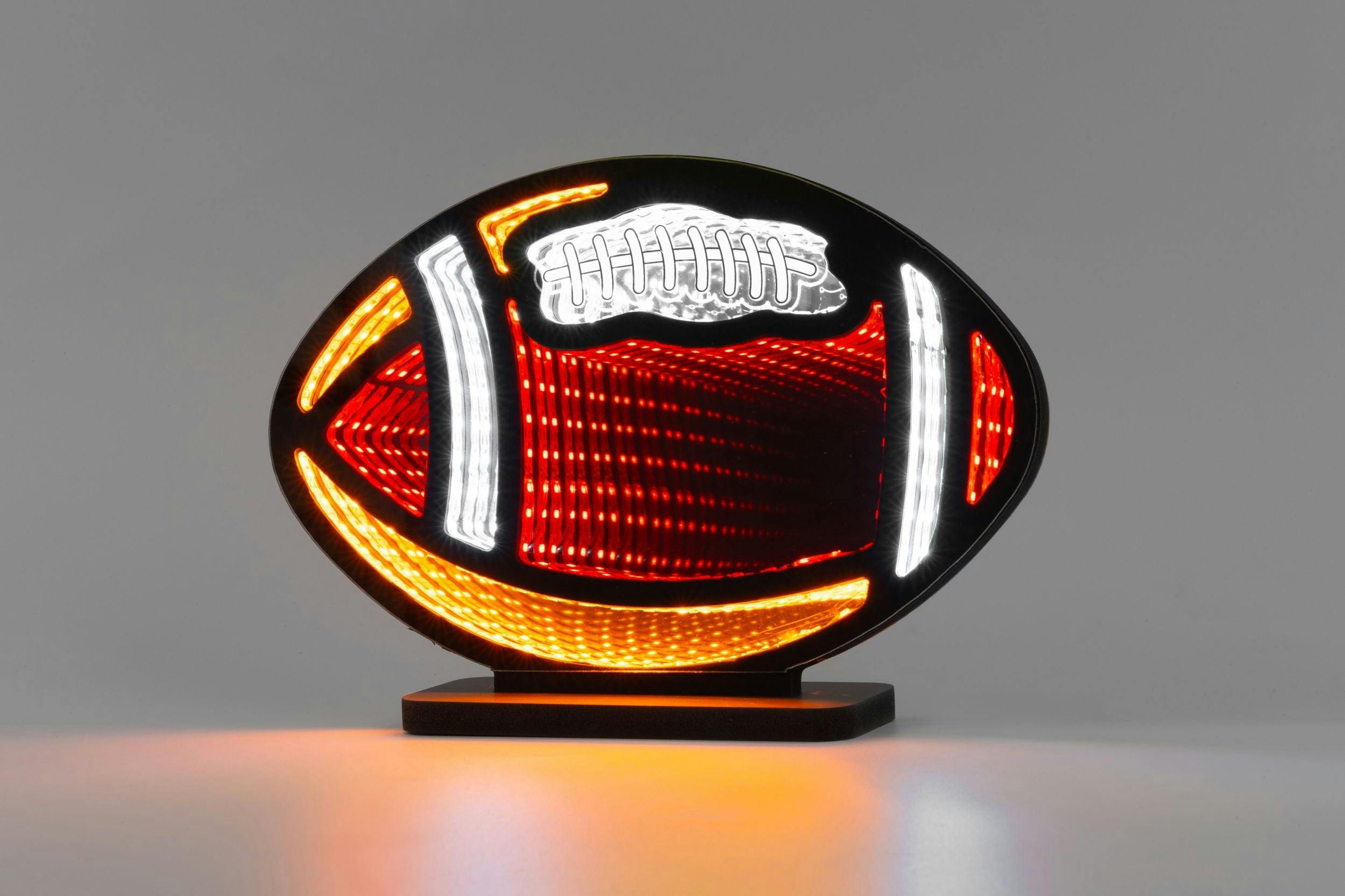 Neon Art Infinity Lights Wall & Desk Sign-Football