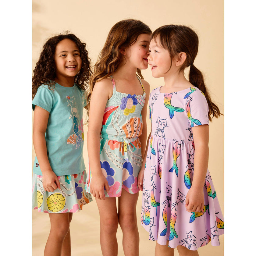 Twist Back Ballet Dress, Mercat