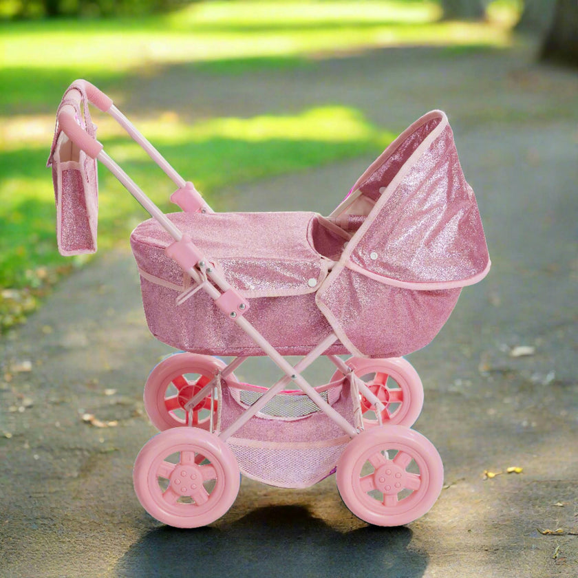 Olivia's Little World Baby Doll Bassinet Pram