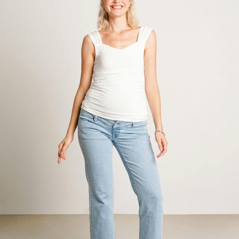 Hailey Maternity Straight Leg Jeans