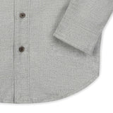 Organic Flannel Shirt with Elbow Patches