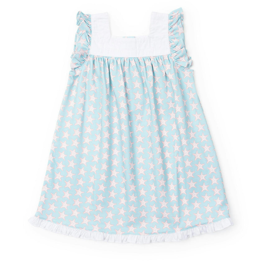 Caroline Girls' Dress - Seaside Starfish