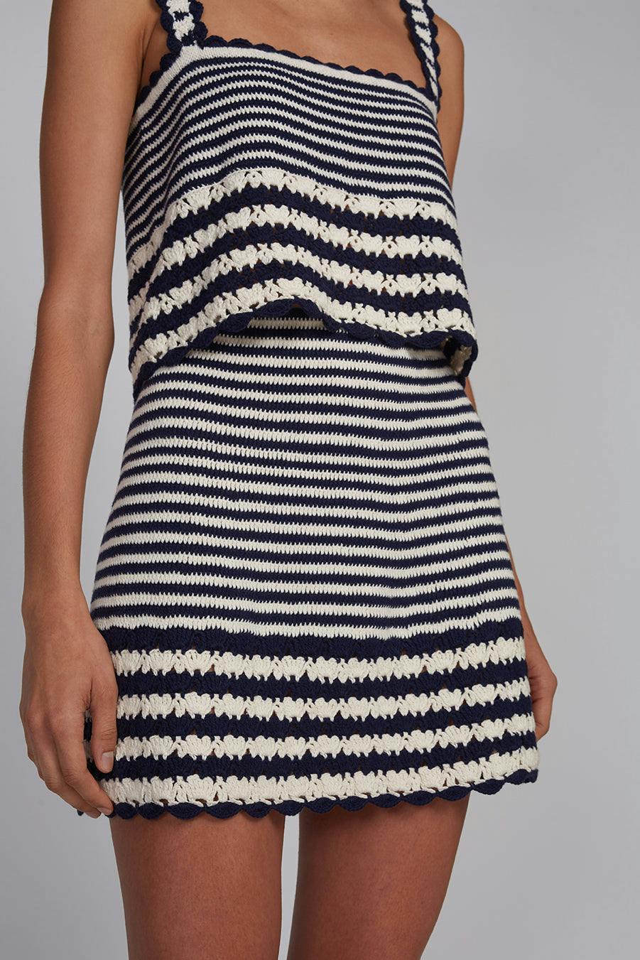 TATUM CROCHET MINI SKIRT