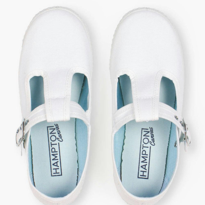 Hampton Canvas Nantucket Shoes in White