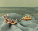 Beach mouse with air mattress, Dad - Flower