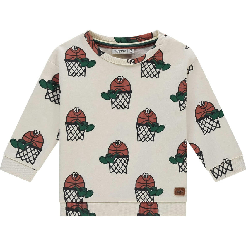 Allover Basketball Crewneck