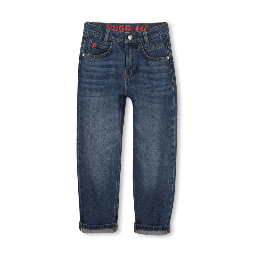 Blue Loose Fit Denim Pants