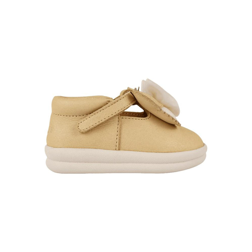 Vlindy Shoes | Gold Metallic Nubuck