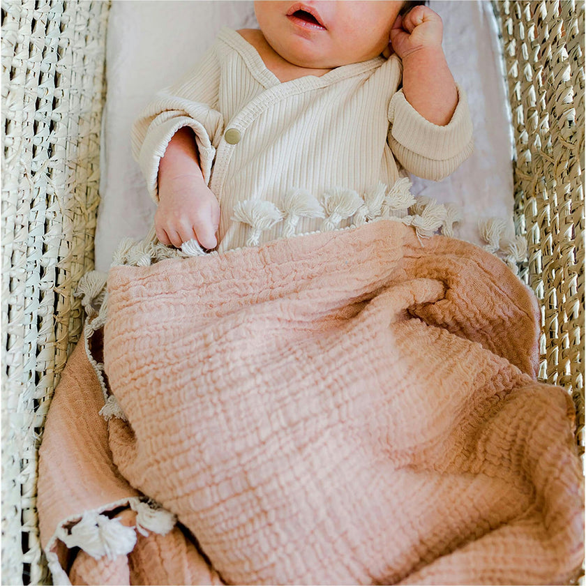 6 Layer Muslin Blanket Copper