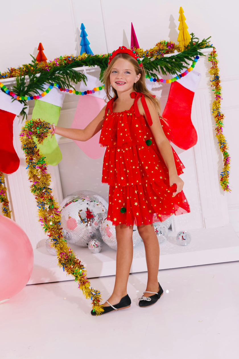 Christmas Starry Tulle Dress