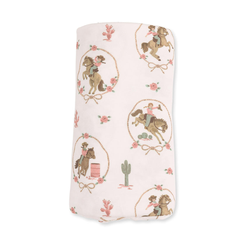 Cowgirl Cameos - Swaddle Blanket