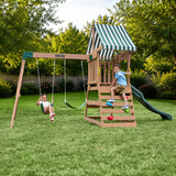 A-Frame Vista Wooden Outdoor Swing Set