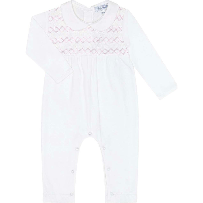 Signature Smocked Girls Playsuit