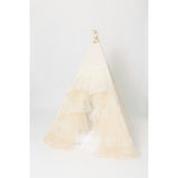 Ivory Ruffle Tulle Play Tent