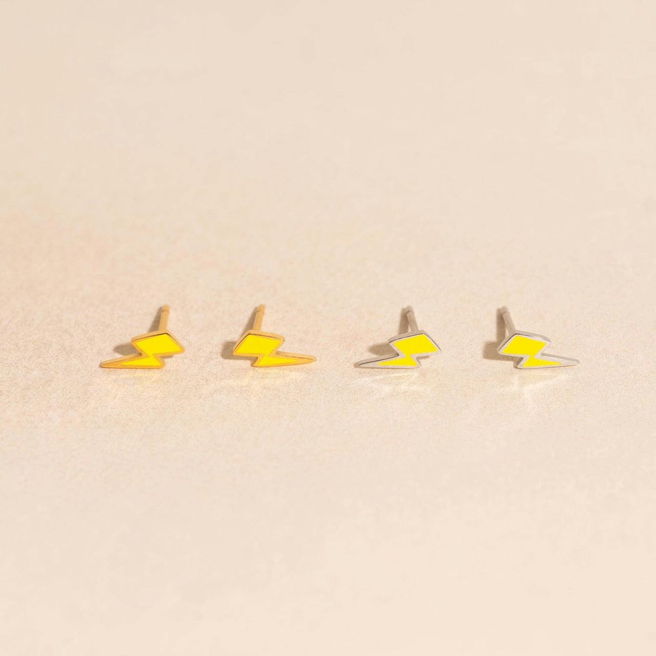 Lightning Mini Stud Earrings