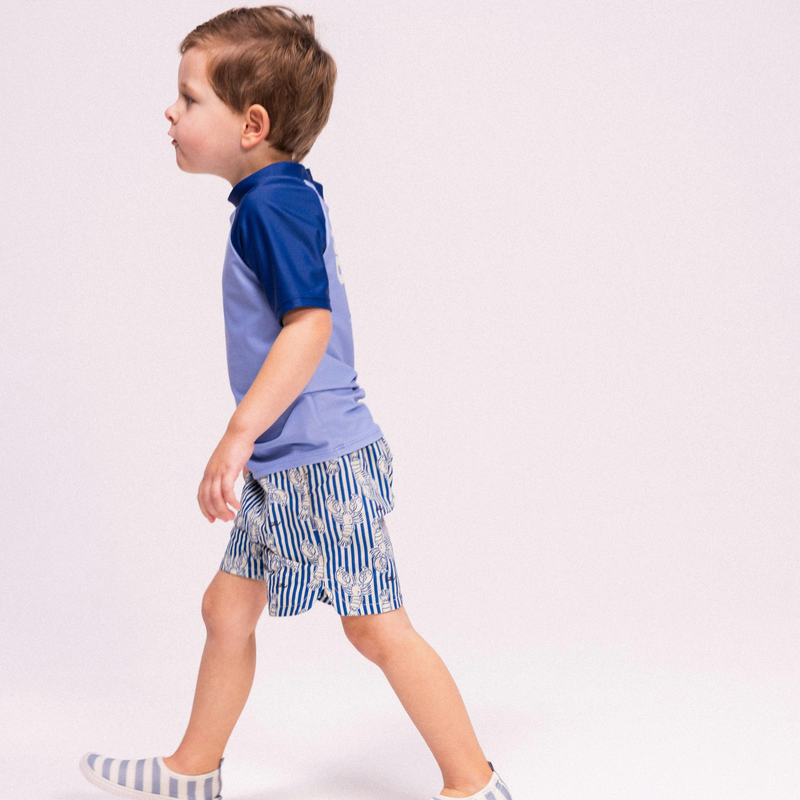 Kids Water Shoes - Blue/White - Lobster Ray - US 3-12