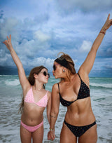 Women's Rainbow Sparkle Bikini Black
