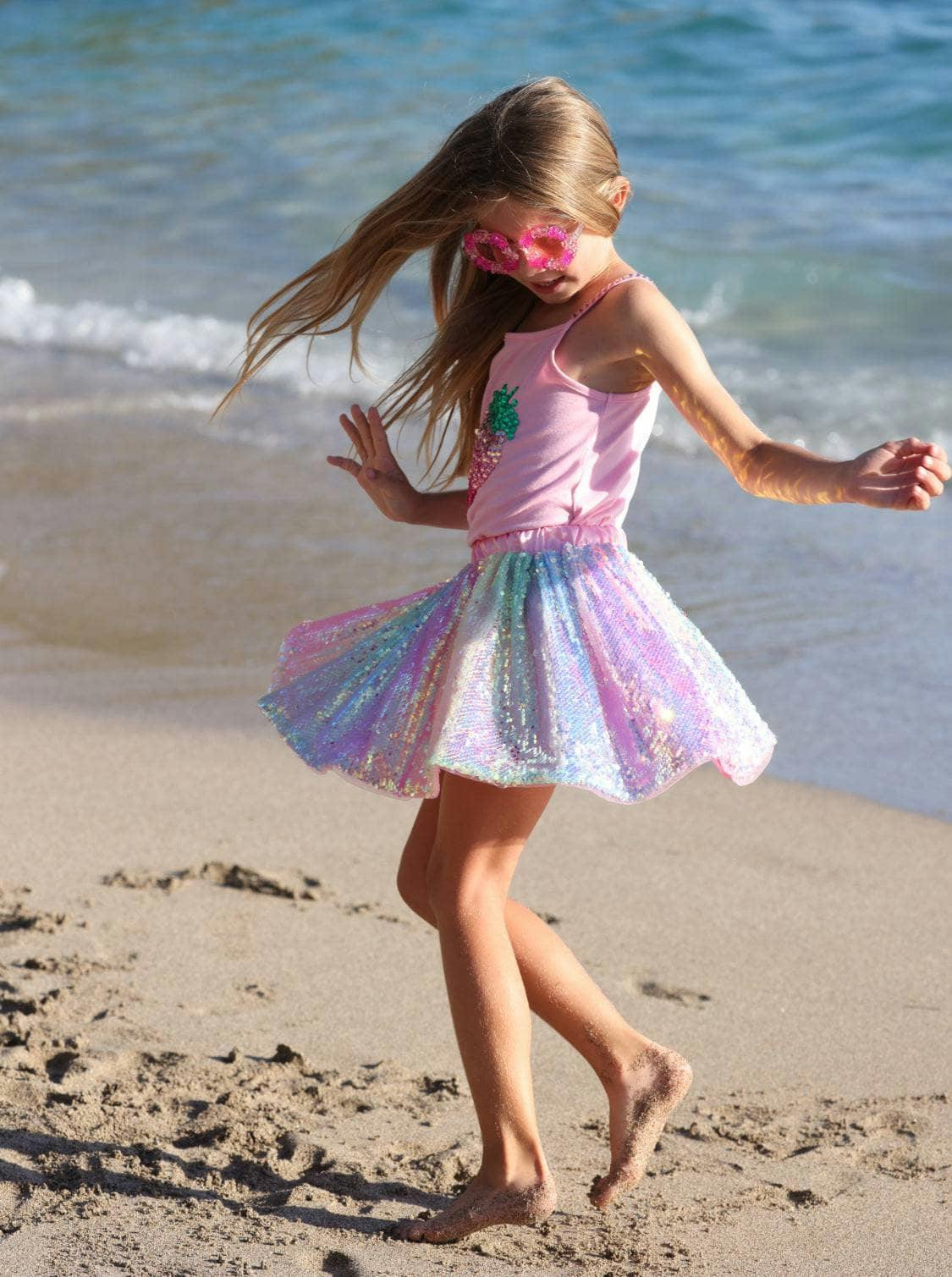 Sequin Ombre Skirt