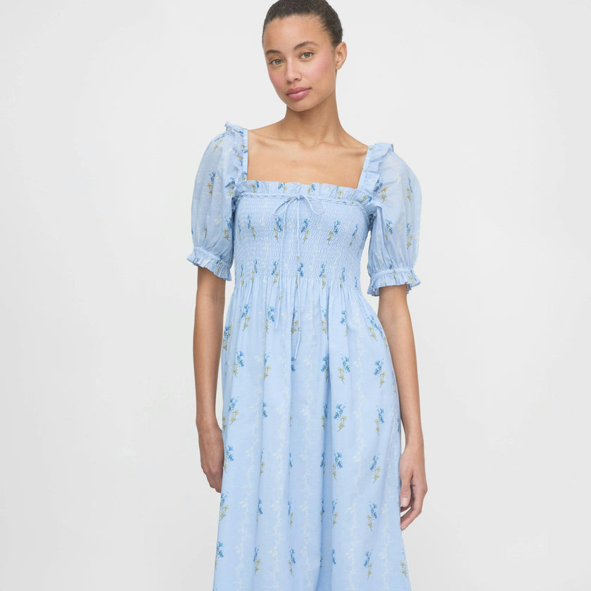 The Scarlett Nap Dress - Bluebell Waltz