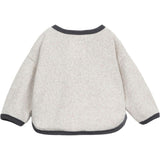 Contrast Trim Crew Neck Long Sleeve 2-Button Shoulder Sweatshirt