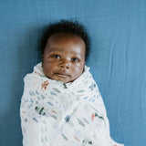 Deluxe Muslin Swaddle Blanket 2 Pack - Dragon Days