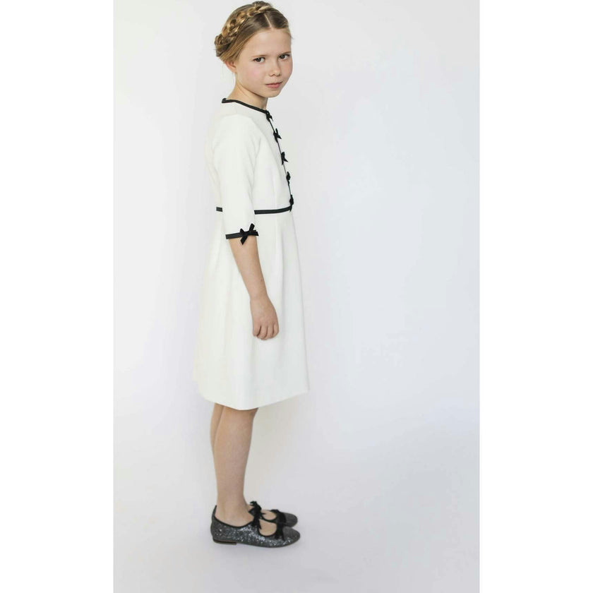 Anais bow dress (ivory)
