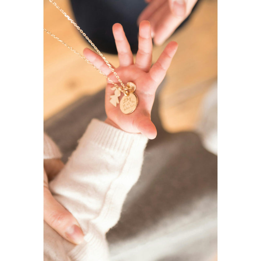 People Charm 18k Rose Gold Plated