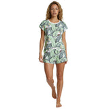 Women's Martinique® Green Jersey Short PJ Set - Organic Stretch Cotton