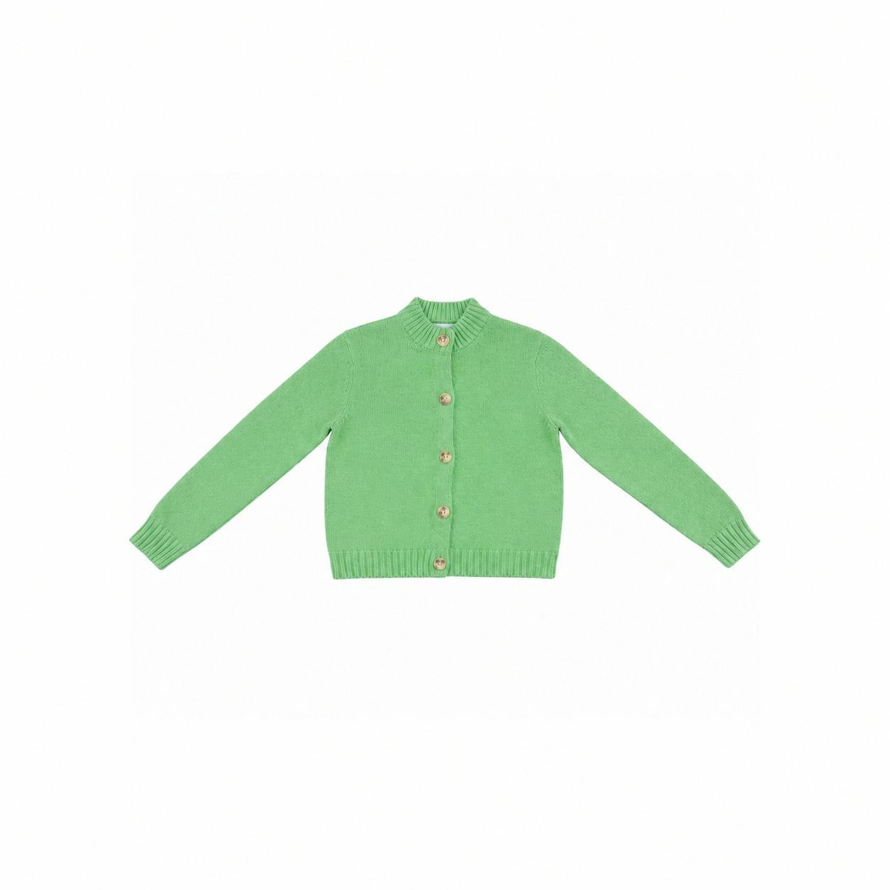 Club Green Cotton Cardigan