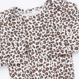 Leopard Rib - Knotted Gown and Knot Headband
