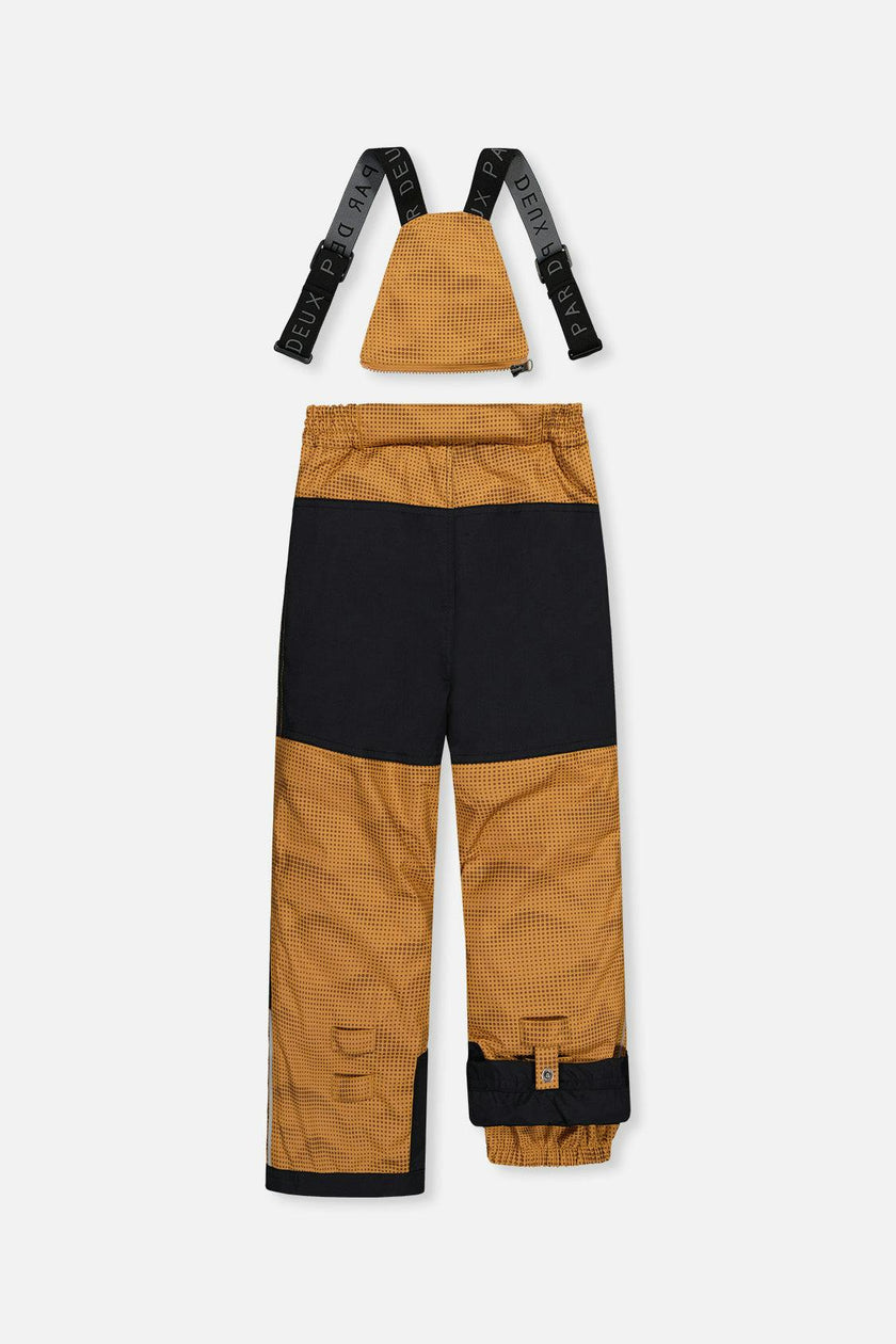 Two Piece Play Snowsuit Brown And Black With Brown Pants