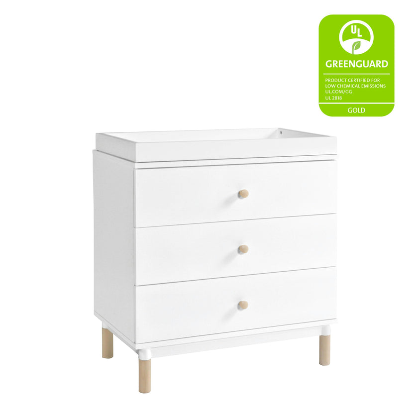 Babyletto Gelato 3-Drawer Compact Changer Dresser with Removable Changing Tray (34")
