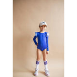 The Gramercy Long Sleeve One-Piece Rashguard, Blue Deep