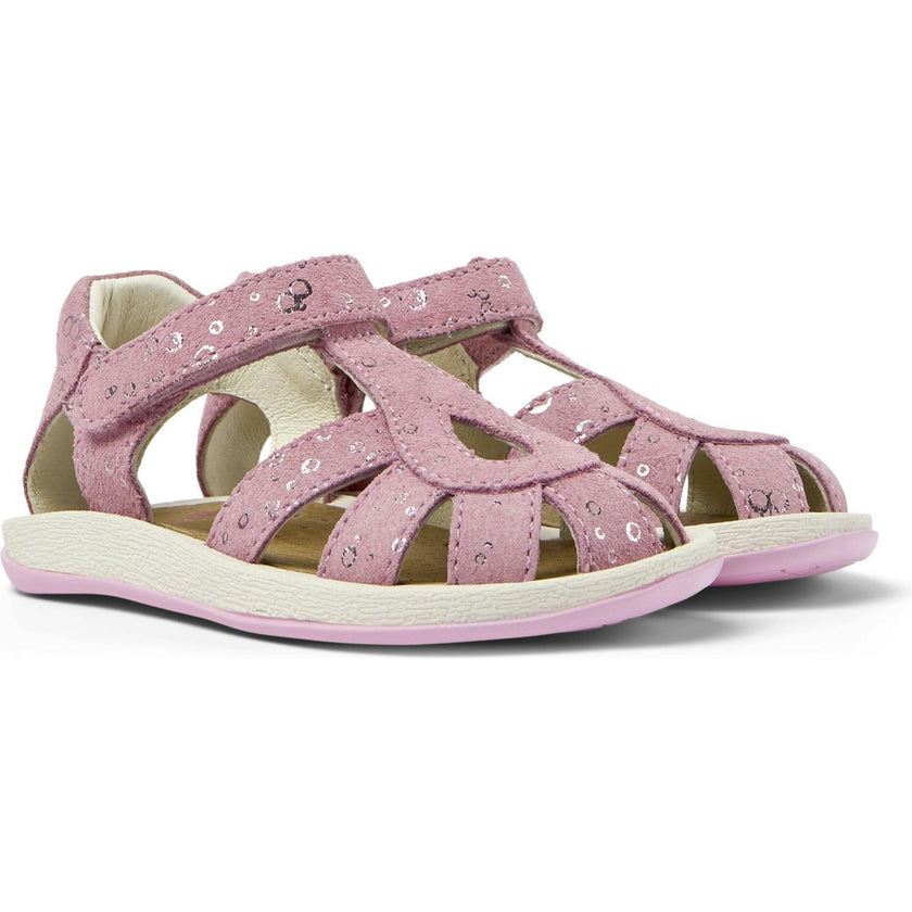 Bicho Leather First Walker Sandals, Pink
