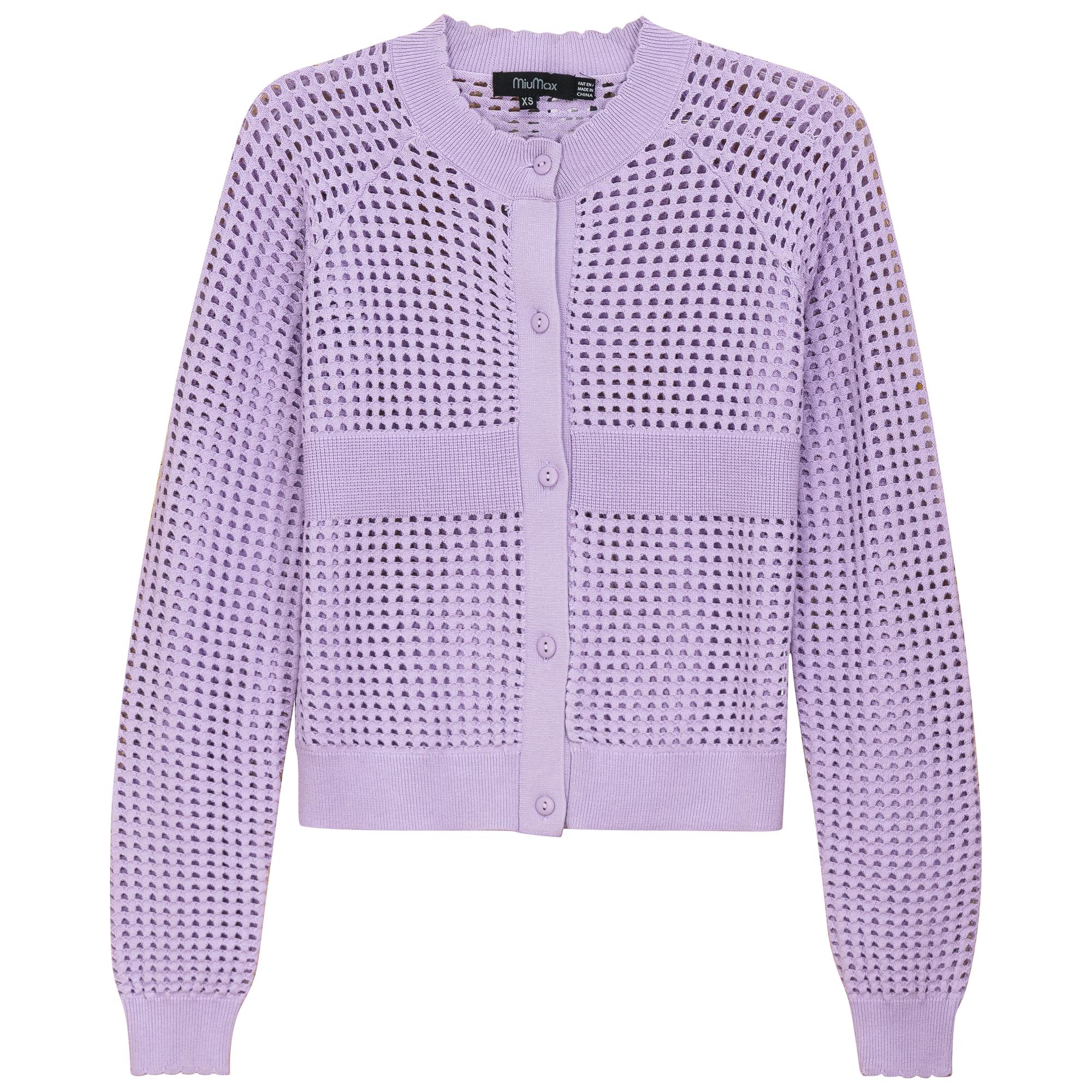 Cropped Crochet Cardigan