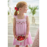 Smocked Lizzy D Dress - Strawberries
