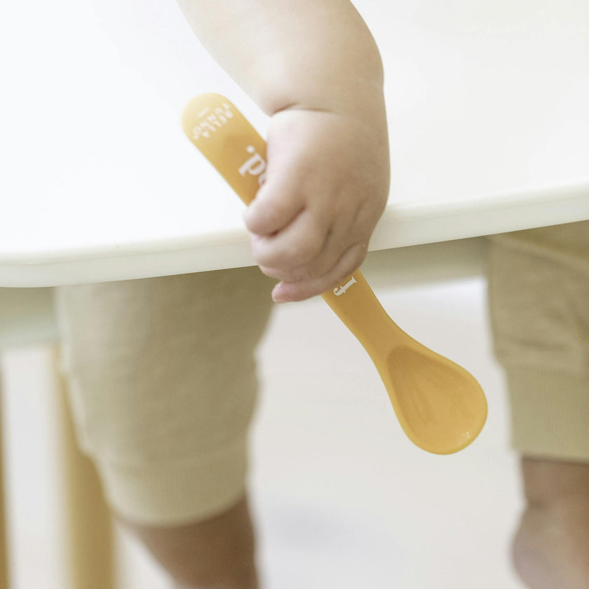 What's on the Menu & F is for Food Silicon Spoon Set