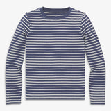 Kids long sleeve rib tee in stripe