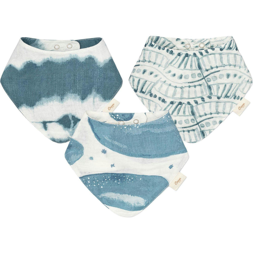 3pc. Muslin Bib Set
