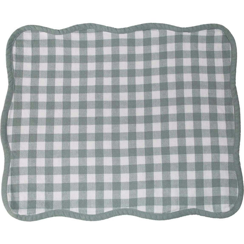 Set of 4 Giardino Reversible Placemats (Verde/Blu)