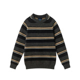 Big Kid (8-18) Boys Striped Crewneck Sweater | Brown