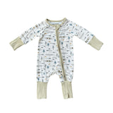 Boy's Long Sleeve Zip Romper