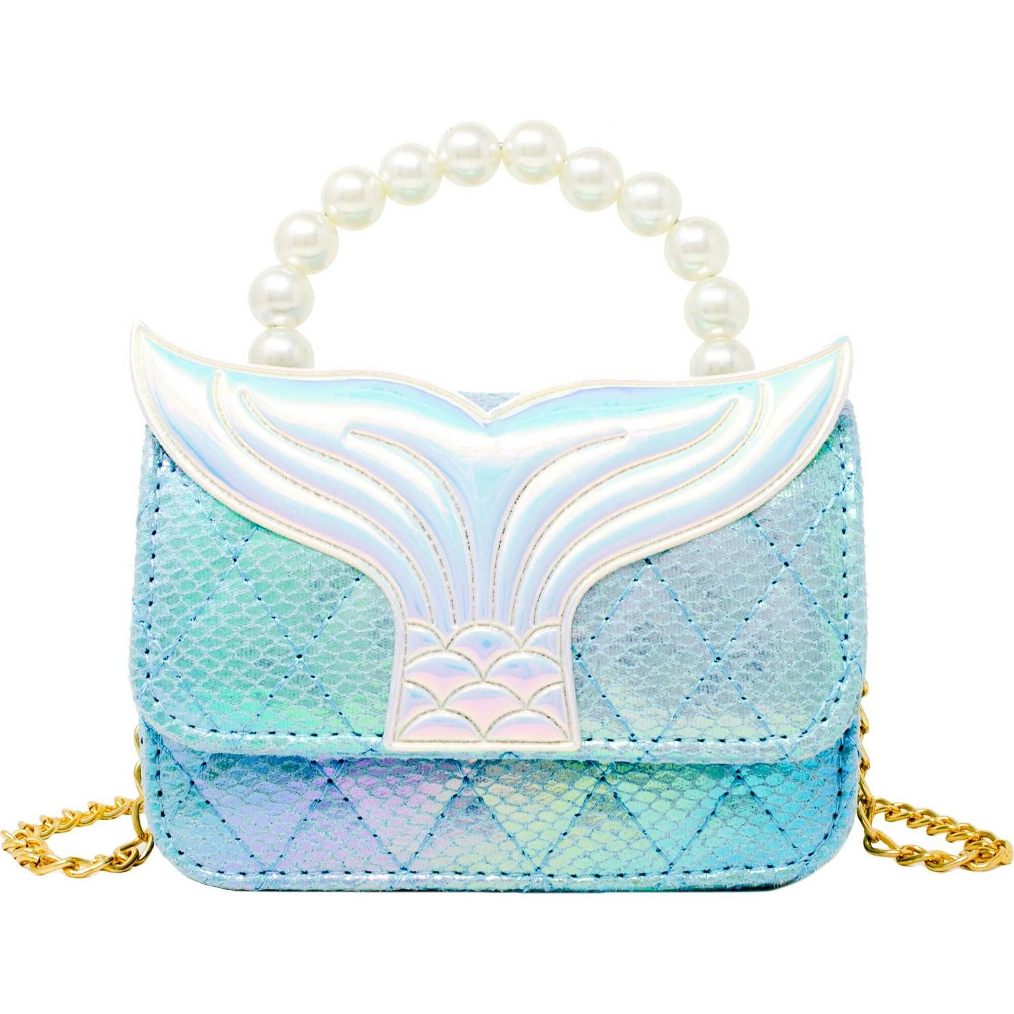 Mermaid Tail Pearl Handle Bag