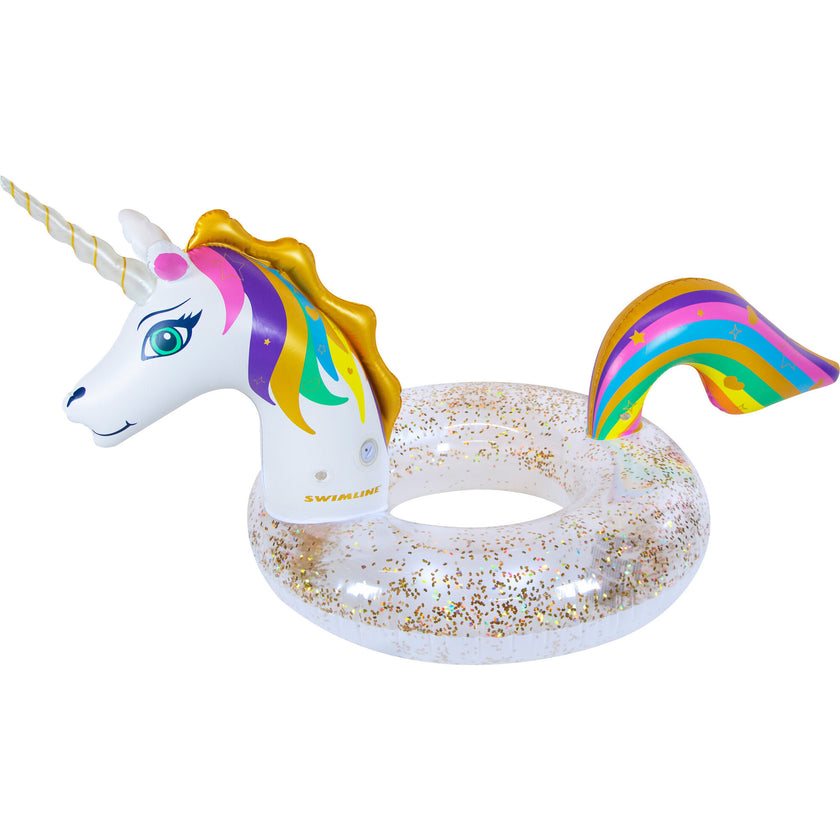 3' x 2'2" Inflatable LED Glitter Ring Float