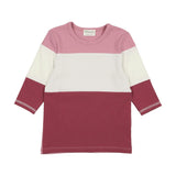 Rugby Stripe Color-Block Crew Neck Long Sleeve Shirt