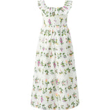 Emely Frill Embroidered Maxi Dress