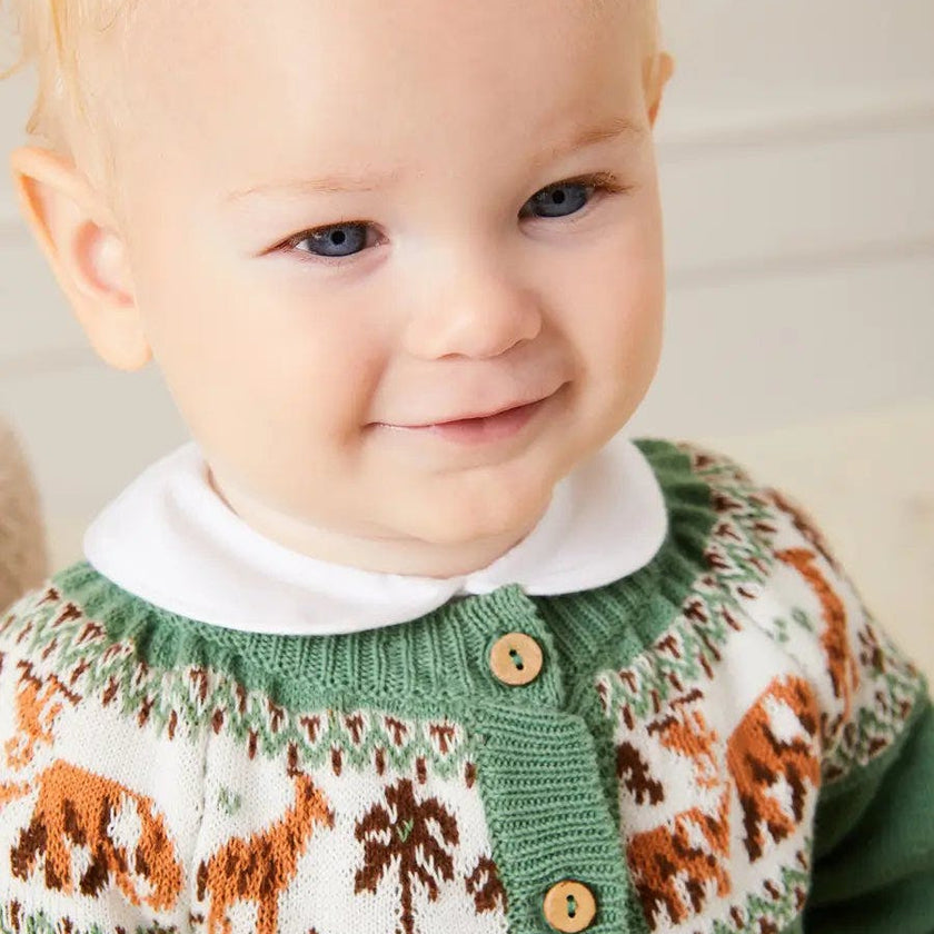 Peter Pan Collar Bodysuit in White (0mths-3yrs)