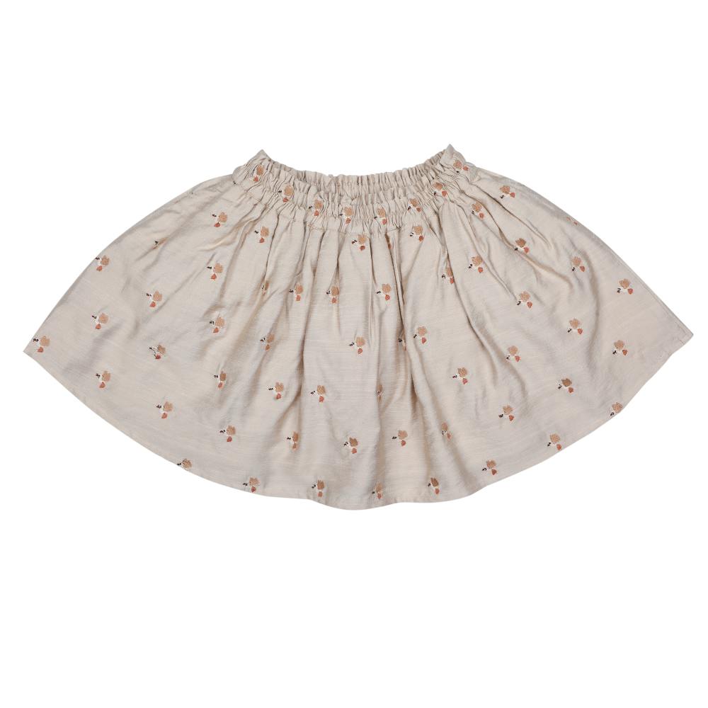 Cayley Skirt | Hummingbirds | Soft Taupe